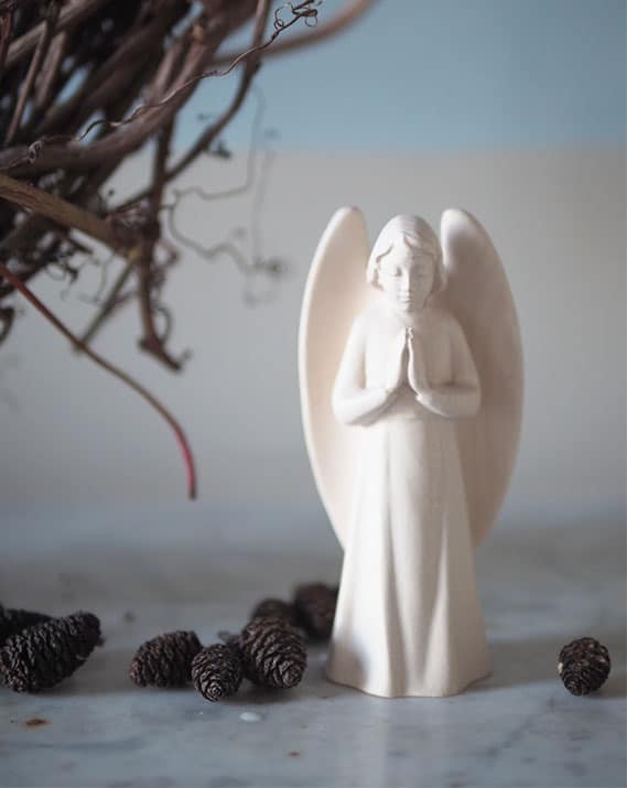 Mon Ange Gardien en bois Catho Rétro