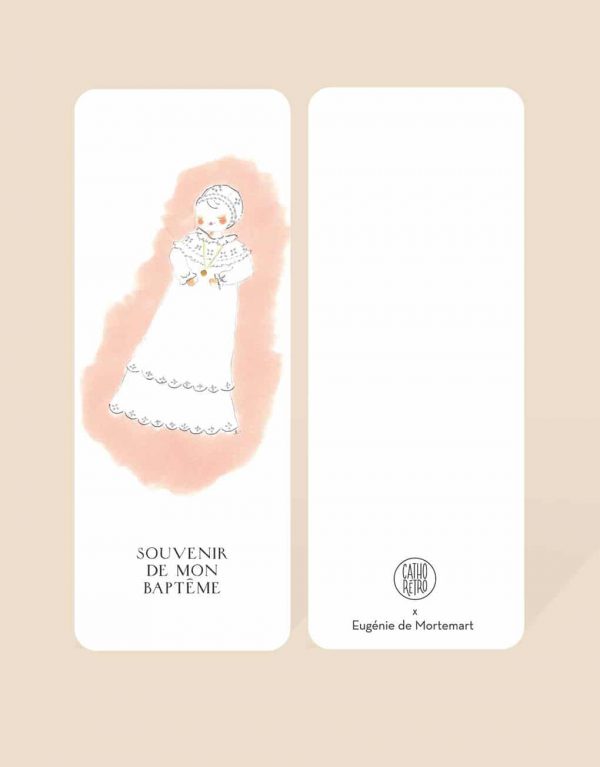 Signet de Baptême rose - ©Catho Rétro x Eugénie de Mortemart