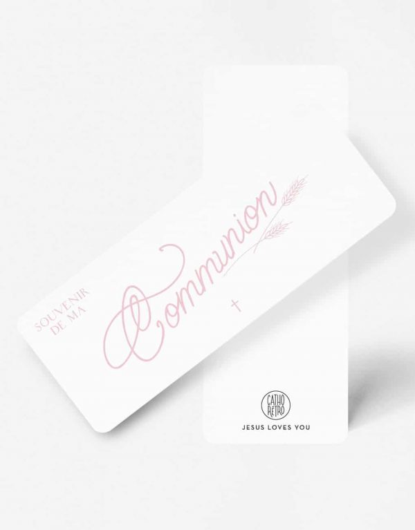 Signet de Communion rose - Catho Rétro