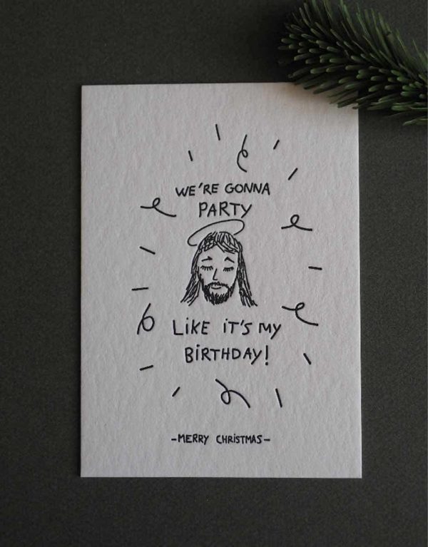 Carte Jesus Birthday Catho Retro