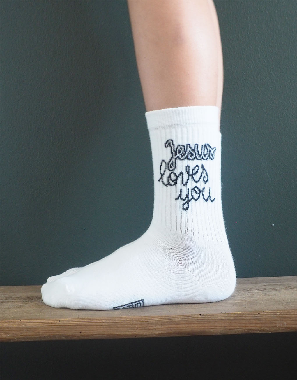 Chaussettes Jesus Loves You - 30/35
