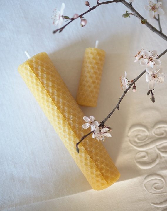 Achat 6 Feuilles de Cire d'Abeille pour Création de Bougies