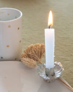 Lot De 14 Porte-bougies Anciens à Pince – Tôle émaillée – Années 1950 – Déco Noël Vintage – Fabriqué En France