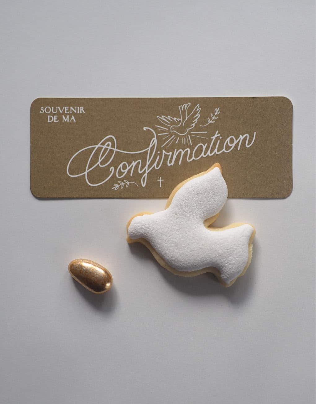 Signet De Confirmation Fond Or Catho Retro Catho Retro