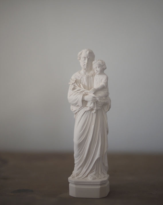 Statue Saint Joseph et l'Enfant Jésus | Albâtre
