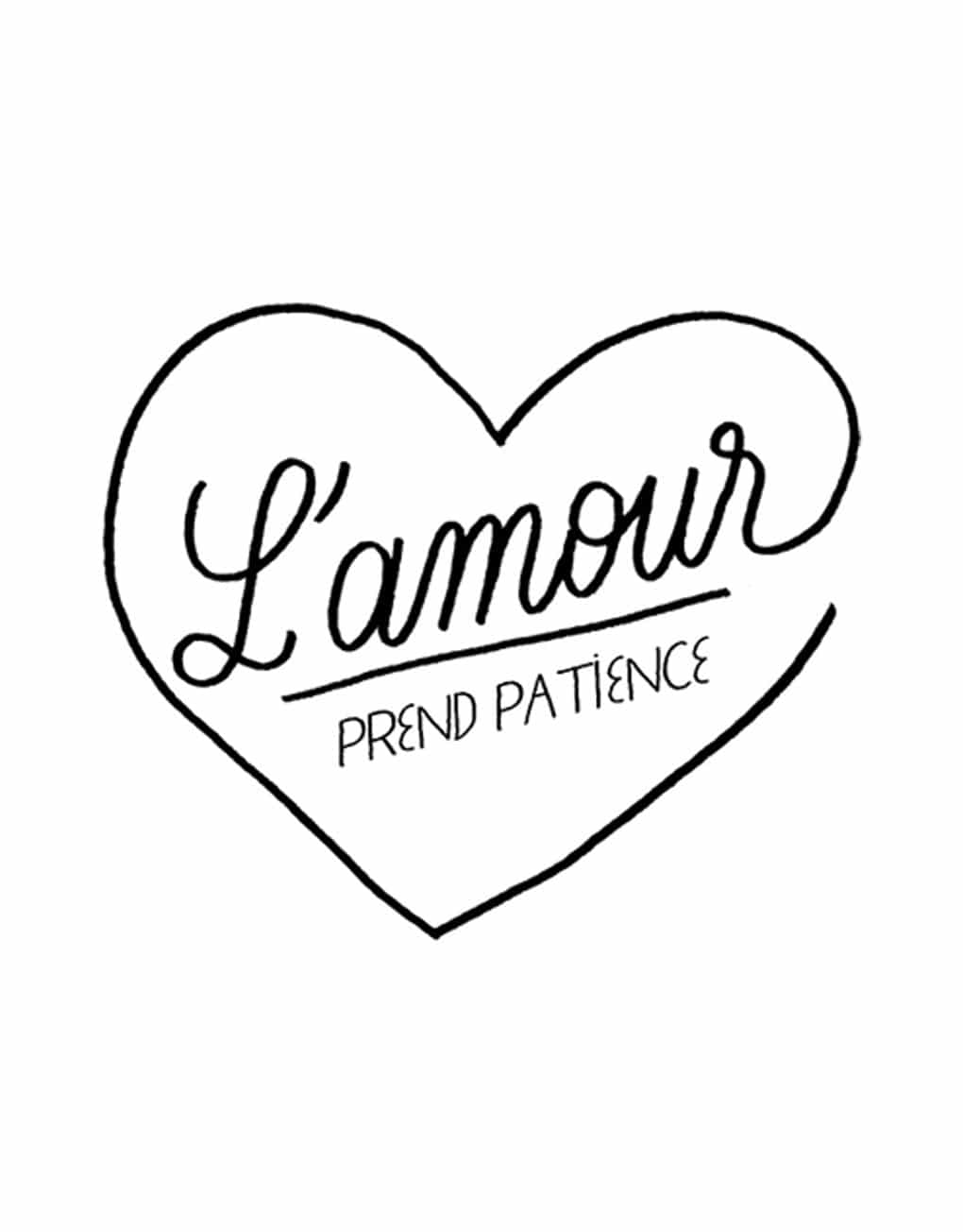 Tampon L Amour Prend Patience Catho Retro Catho Retro