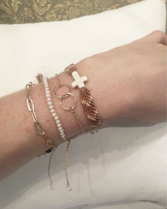 Kit DIY Bijoux - réaliser une manchette brésilienne de 5 bracelets