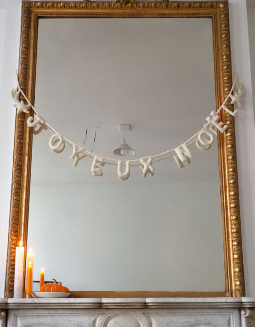 Guirlande en feutrine - Joyeux Noël