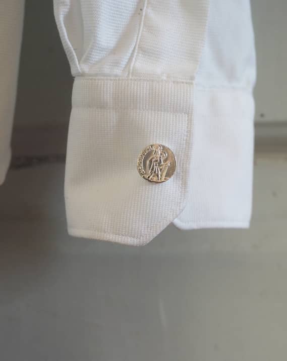 Bouton de manchette Saint Christophe