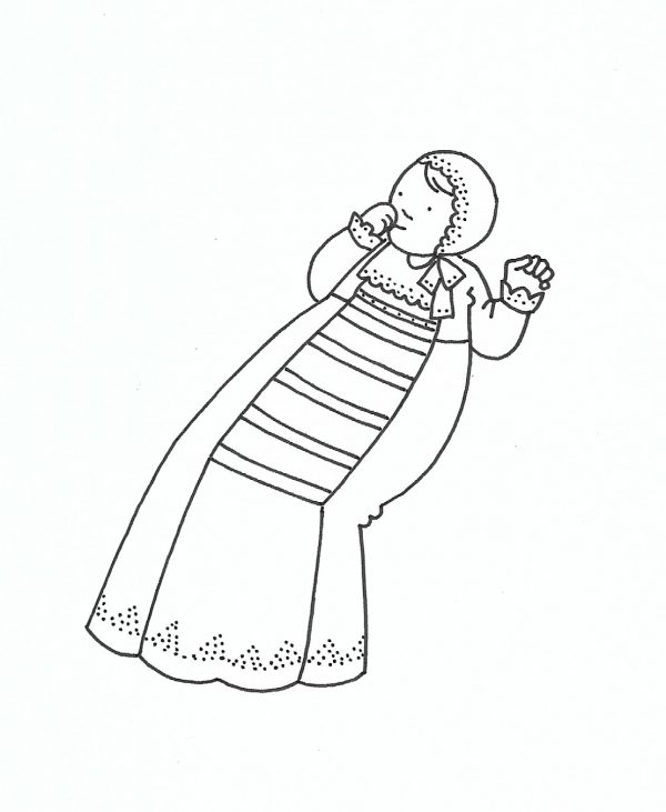 Tampon Bébé Baptisé- Catho Rétro X Célestine & Cie