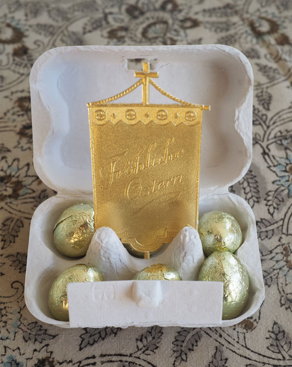 Mini boîte d'oeufs Joyeuses Pâques - Catho Rétro