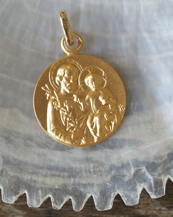 Médaille de Saint Benoît en bois - Catho Rétro