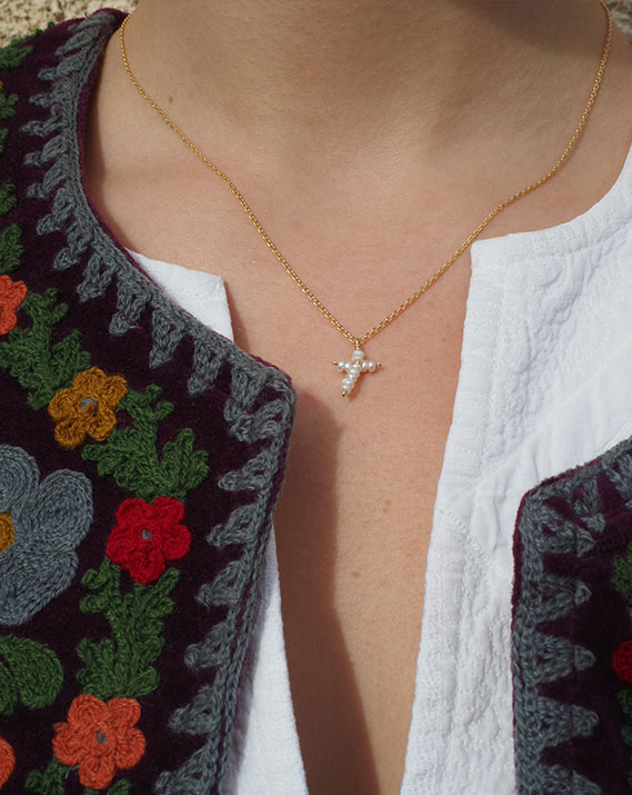 Collier croix Eden - Catho Rétro