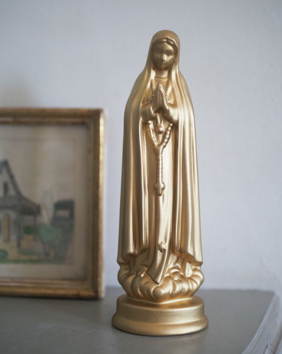 Statue de Notre-Dame 19 cm - Catho Retro