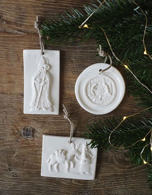 Suspension de Noël en céramique – ©Catho Rétro